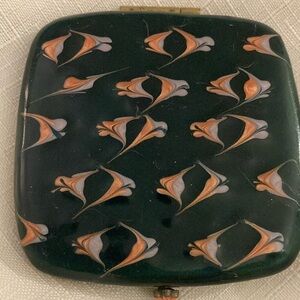 Jay Strongwater Vintage Decorated Double Mirror Compact RARE